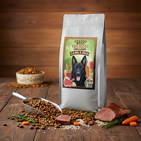 CEZZOO Premium Dog Adult Sensitive Lamb & Rice 15kg CEZZOO Premium Dog Adult Sensitive Lamb & Rice 15kg