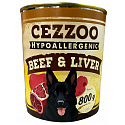 CEZZOO Hypoallergenic Beef and Liver 800g Množstvo: 14 + 2 zadarmo