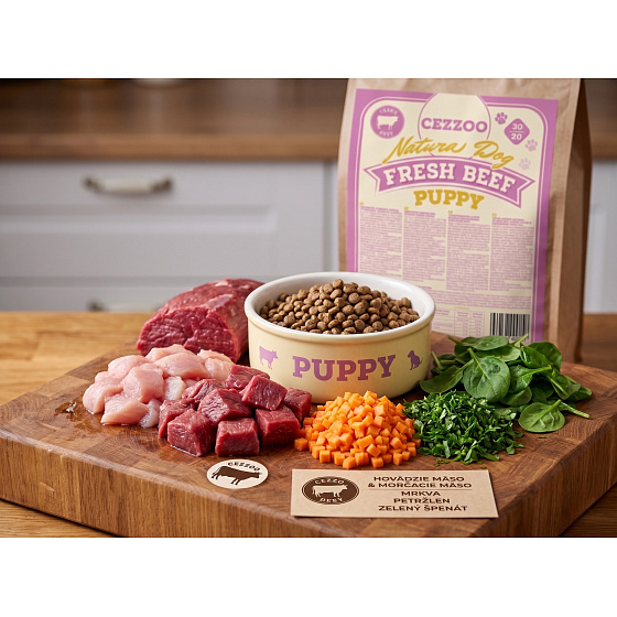 CEZZOO Natura Dog Fresh Beef Puppy 10kg